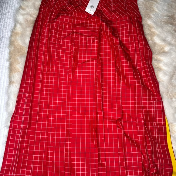 Tory Burch Red Plaid skirt - Picture 3 of 5